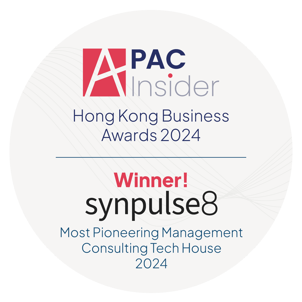 Jun24076 Synpulse Hong Kong Limited APAC Hong Kong Business Awards Winners Badge